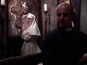 Vampire possession of a nun. The Vampire takes celebrant and nun VERY SICK!