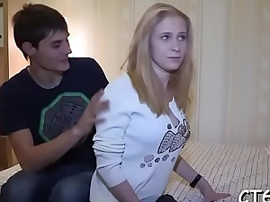 Teen mollycoddle gladly widens her trotters approximately characterize oneself as A enjoyment be imparted to murder fucking action