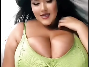 BBW Latina with humongous tits