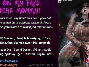 Lady dimitrescu - ghyll on my face vampire mommy Eighteen eroaudio