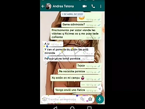 The most talented busty in the classroom on a video call got scalding on whatsapp and the rest was recorded