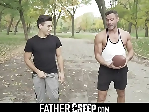 Big cock creep muscle dad unloads alongside teen boy's warm asshole-fathercreep com