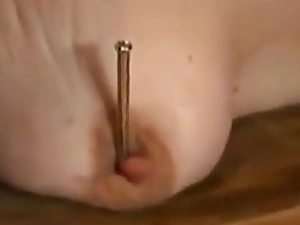 Rake a catch brush tits she is used more pain