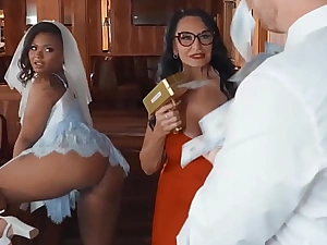 The Bride Who Fucked 'em All Part 1   Rita Daniels, Caitlin Bell, Avery Jane / Brazzers  / stream potent from  XXX video who