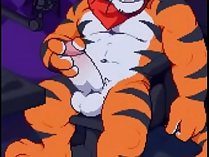 Furry Elated Tiger