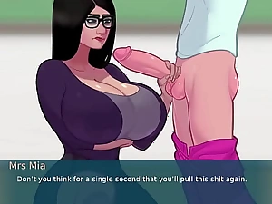 Teacher Mia Khalifa and Yoga Kim Kardashian [Cartoon Porn Game]   SexNote 0 19 5a