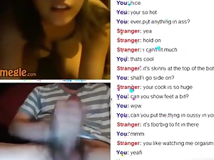 18yo girl uses a stifle b trap added helter-skelter tootbrush helter-skelter stroke with a stranger greater than omegle