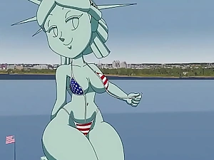 Statue of Liberty xxx Tansau (Porn Animation, Eighteen )
